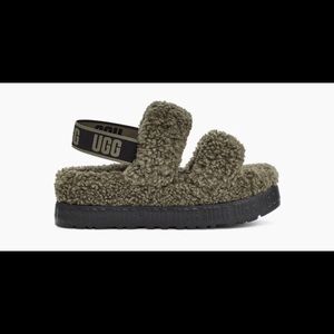 UGG OH FLUFFITA in Brunt Olive
